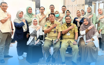 Disnakertrans Provinsi Sumatera Selatan Melakukan Pemeriksaan Dan Verifikasi Lapangan PJK3 Pemeriksa Kesehatan Tenaga Kerja Di RS Pusri